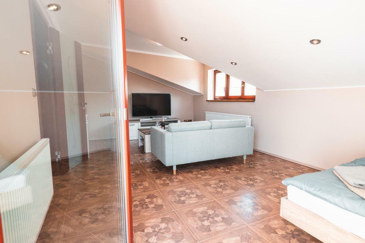 Point Flat, Beautiful View From Terrace To Prague Castle Apartment Luaran gambar